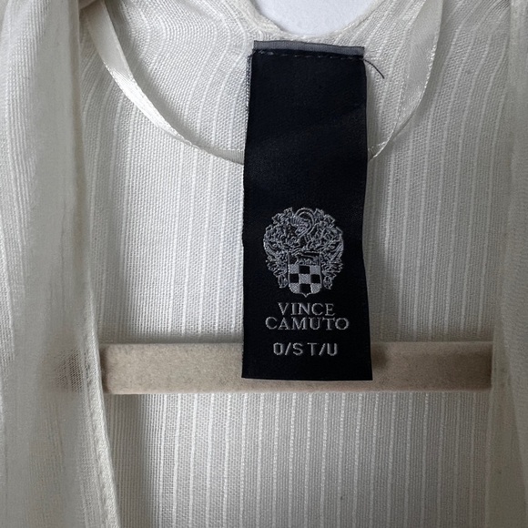 Vince Camuto Bright Citrus Colored Floral Pattern Kimono Poncho Beach Summer OS - Picture 7 of 8